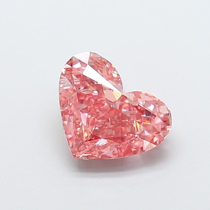 2.00 Ct. Fancy Vivid  Pink Heart Lab Grown Diamond