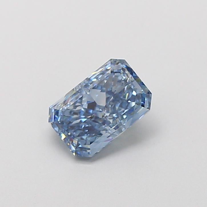 1.02 Ct. Fancy Vivid  Blue Radiant Lab Grown Diamond