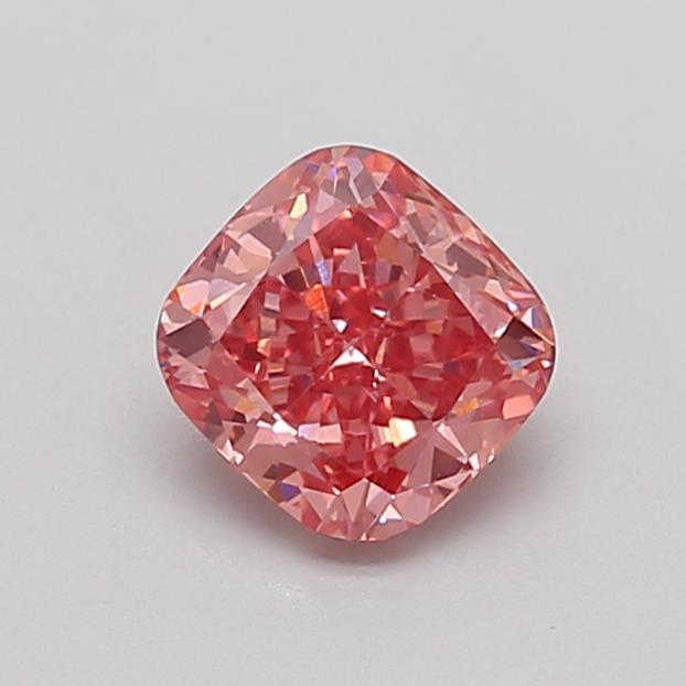 1.05 Ct. Fancy Intense Brownish Pink Cushion Lab Grown Diamond