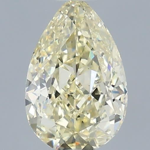 1.09 Ct. Fancy Light Yellow Pear Lab Grown Diamond