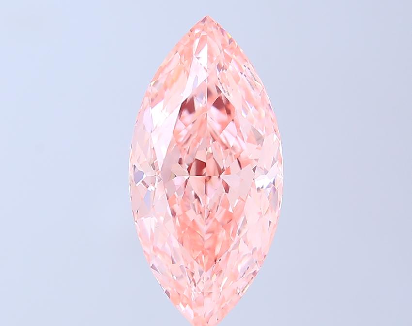 6.01 Ct. Fancy Pink Marquise Lab Grown Diamond
