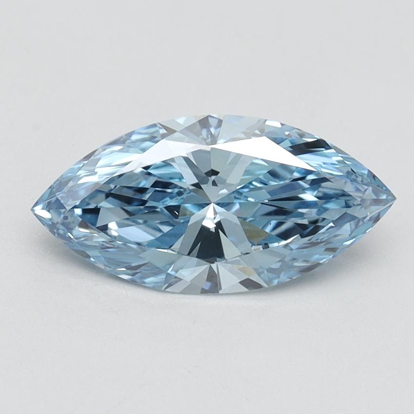 1.50 Ct. Fancy Vivid Blue Marquise Lab Grown Diamond