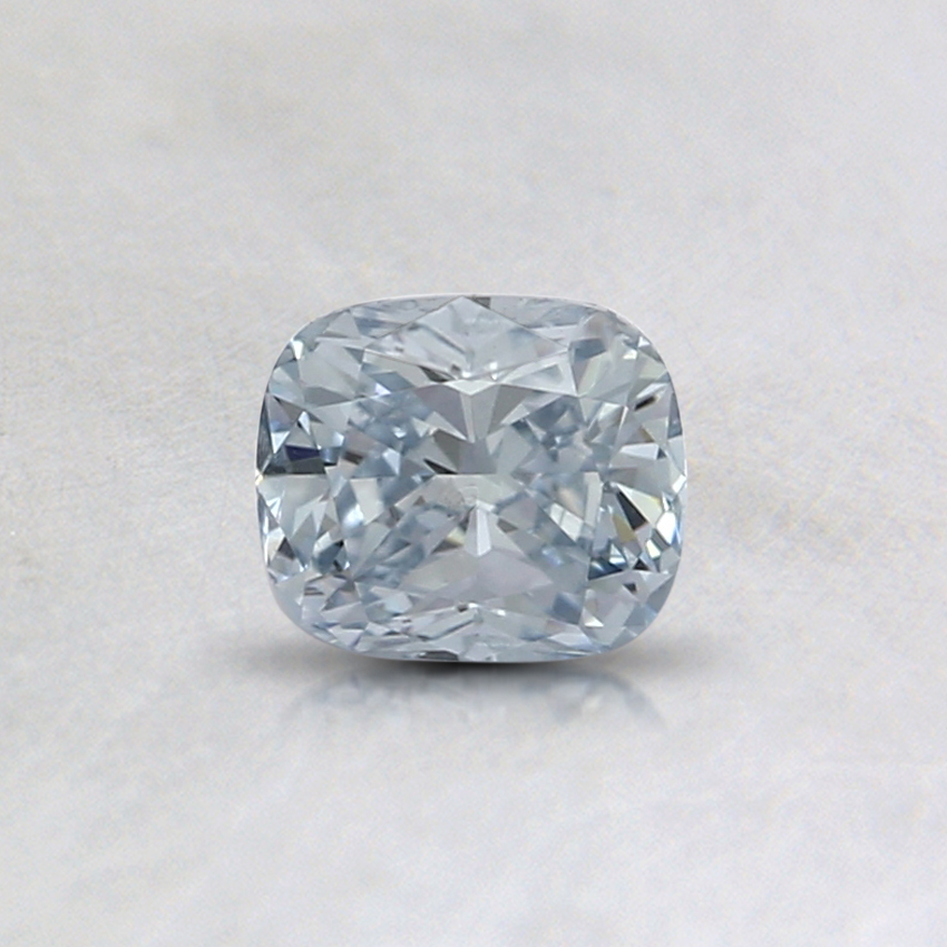 0.39 Ct. Light Blue Cushion Lab Grown Diamond