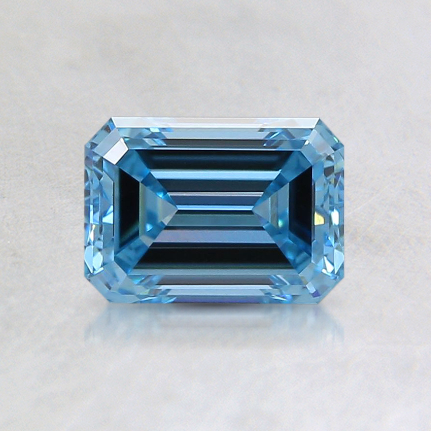 0.80 Ct. Fancy Blue Emerald Lab Grown Diamond