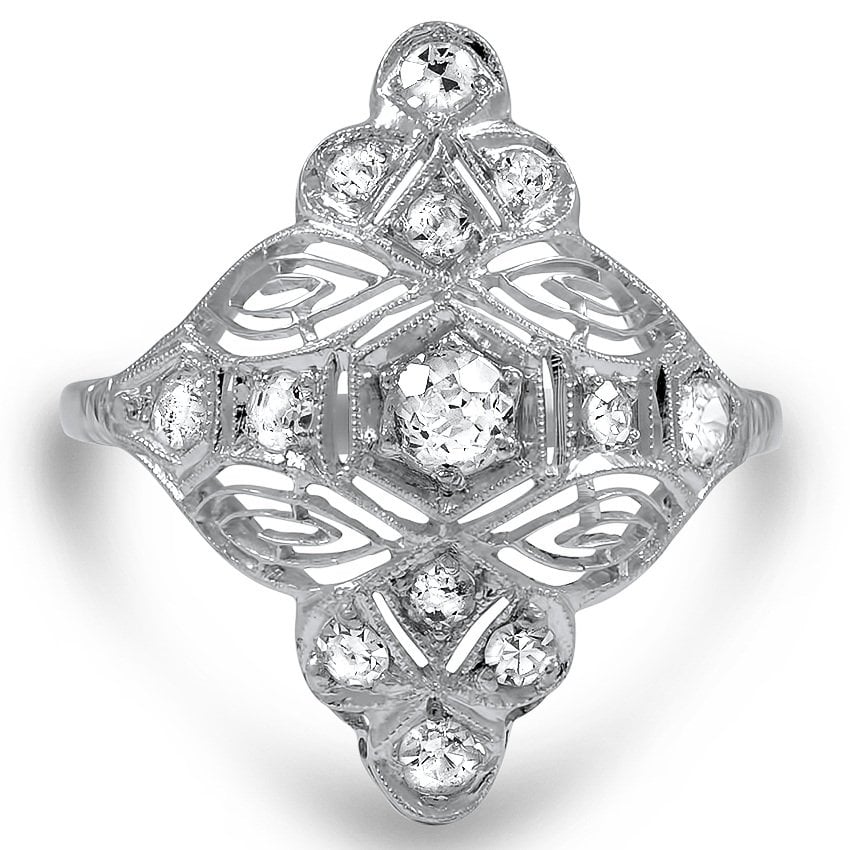 Art Deco Diamond Vintage Ring