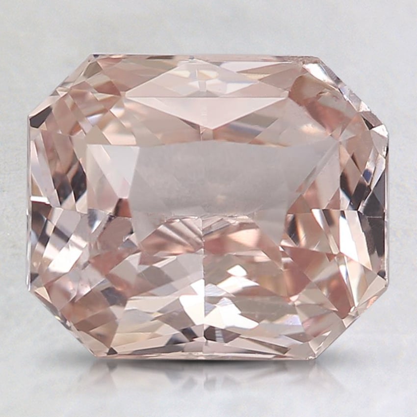 8.8x7.5mm Unheated Peach Radiant Sapphire