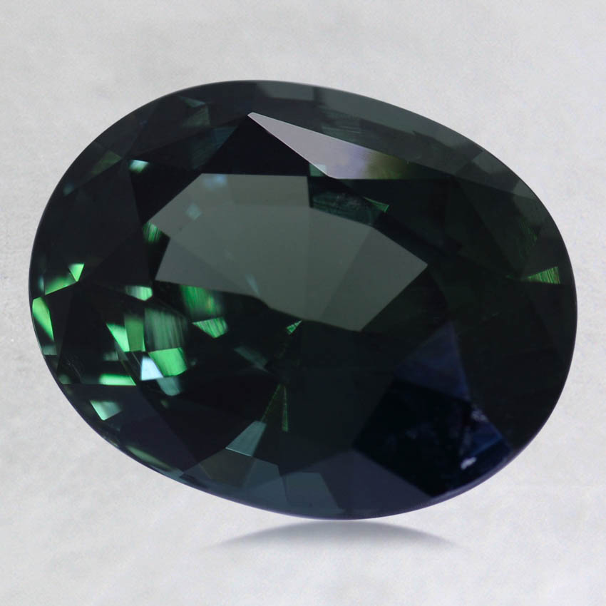 9x7mm Premium Teal Oval Sapphire