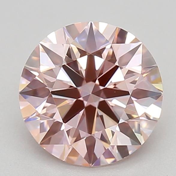 0.71 Ct. Fancy Light Pink Round Lab Grown Diamond