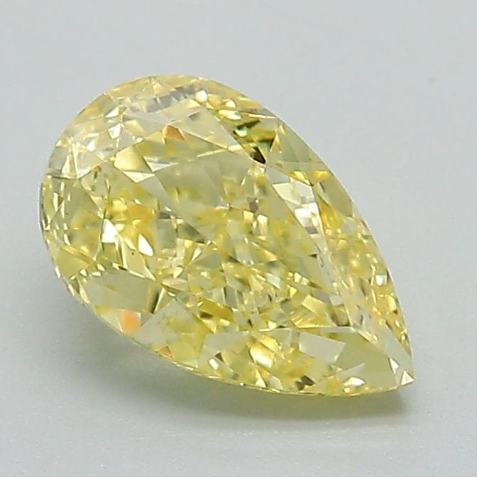1.28 Ct. Fancy Intense Yellow Pear Lab Grown Diamond