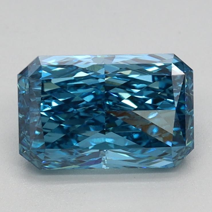 1.04 Ct. Fancy Vivid Blue Radiant Lab Grown Diamond