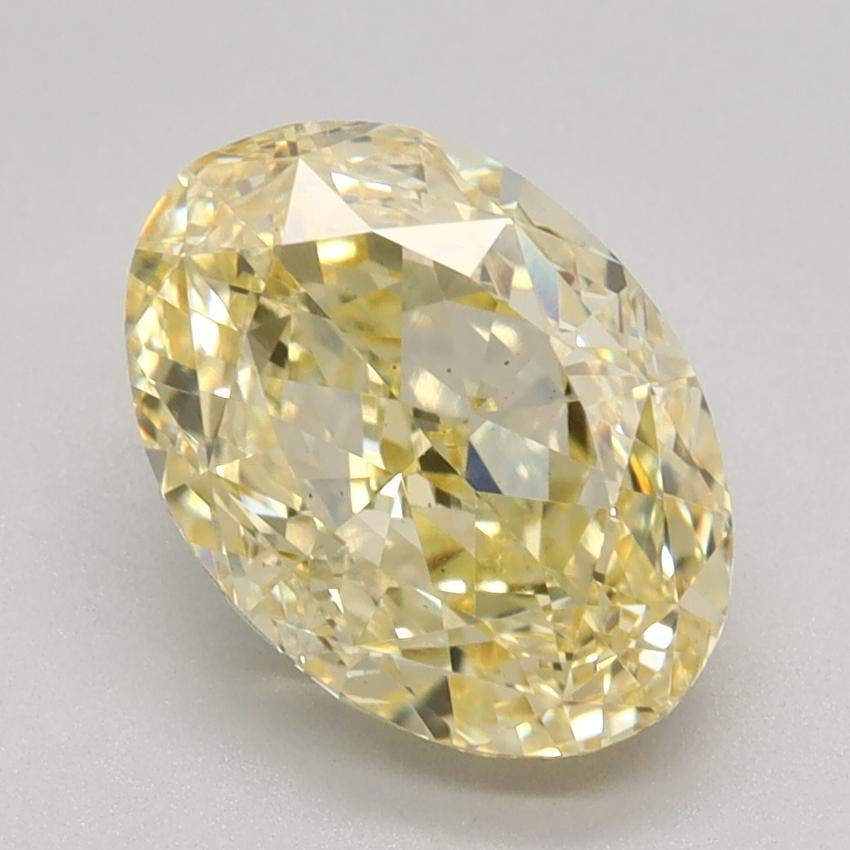 2.29 Ct. Fancy Intense Yellow Oval Lab Grown Diamond