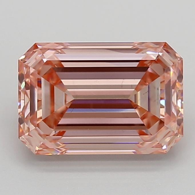3.52 Ct. Fancy Intense  Pink Emerald Lab Grown Diamond