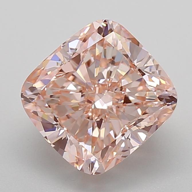 4.00 Ct. Fancy Intense  Pink Cushion Lab Grown Diamond