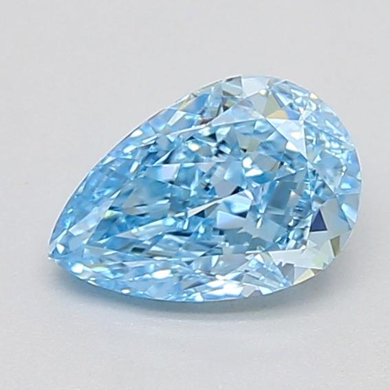 1.02 Ct. Fancy Vivid  Blue Pear Lab Grown Diamond