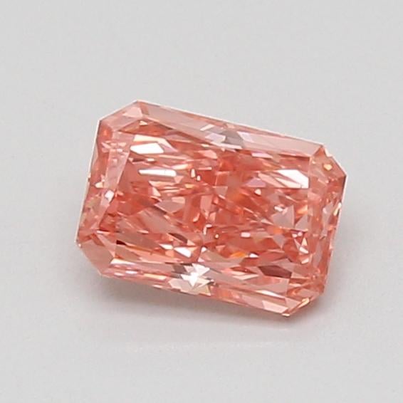 0.68 Ct. Fancy Vivid Pink Radiant Lab Grown Diamond