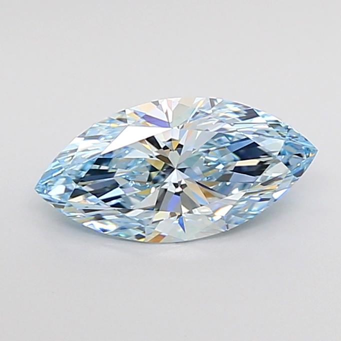 1.09 Ct. Fancy Vivid Blue Marquise Lab Grown Diamond