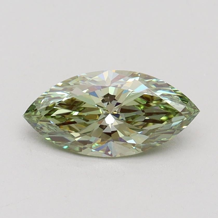 0.70 Ct. Fancy Intense Green Marquise Lab Grown Diamond