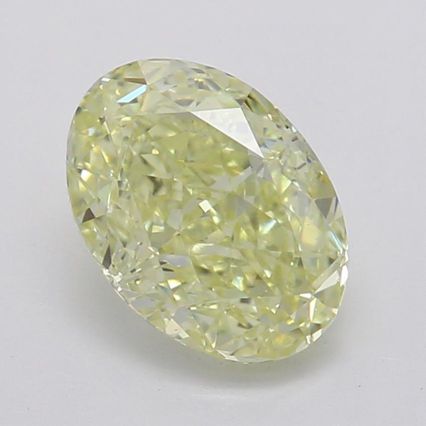 0.82 Ct. Fancy Yellow Oval Diamond