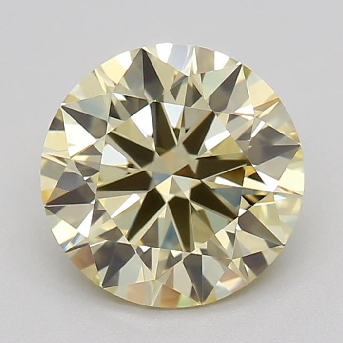 1.06 Ct. Fancy Yellow Round Lab Grown Diamond