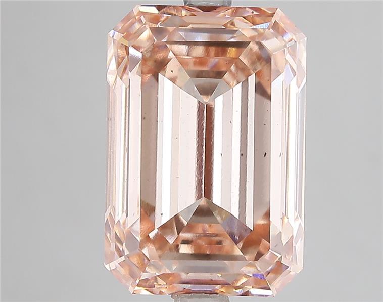 7.15 Ct. Fancy Intense Pink Emerald Lab Grown Diamond