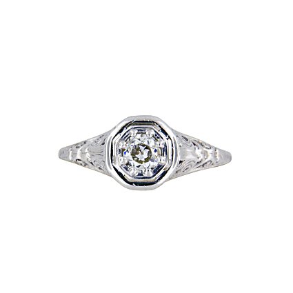 Art Nouveau Diamond Vintage Ring
