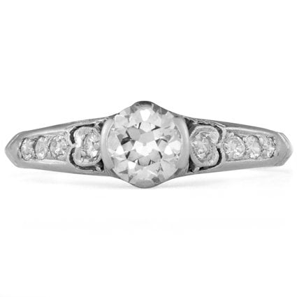 Art Nouveau Diamond Vintage Ring | Lyrica | Brilliant Earth