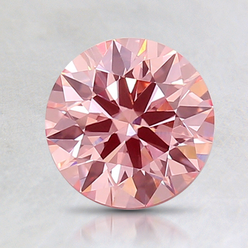 1.02 Ct. Fancy Pink Round Lab Created Diamond