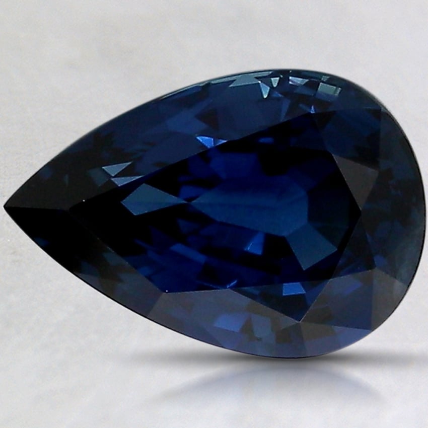 10x6.9mm Premium Blue Pear Sapphire