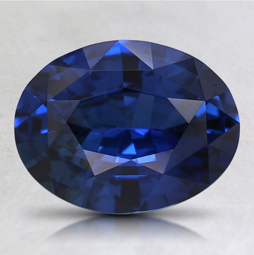 9x6.9mm Premium Blue Oval Sapphire