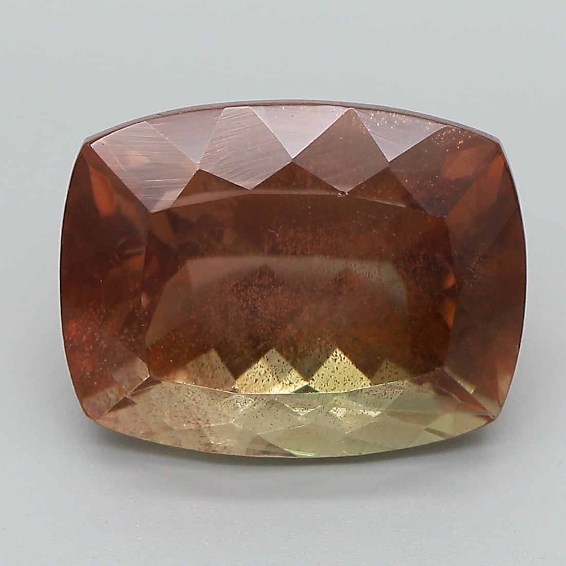 13.2x10.2mm Unheated Parti-Color Cushion Oregon Sunstone