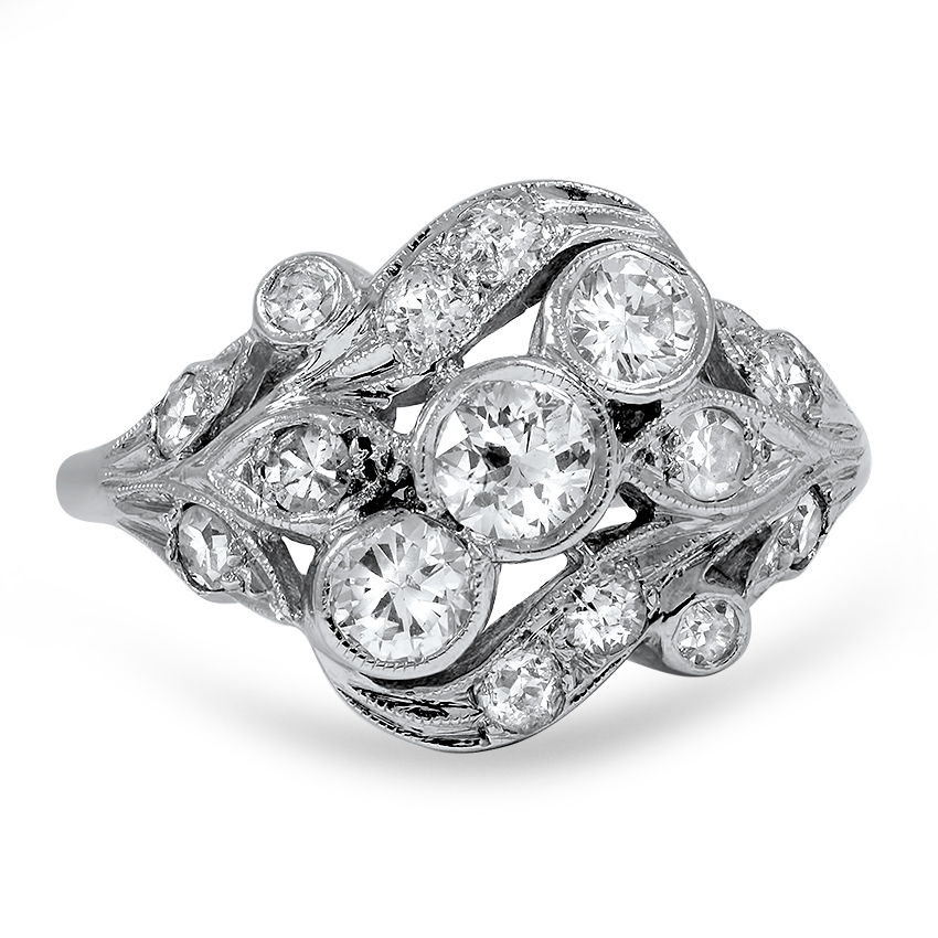 Retro Diamond Vintage Ring
