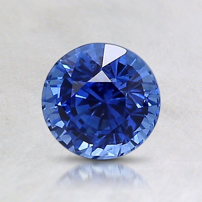 6x5.9mm Blue Round Sapphire
