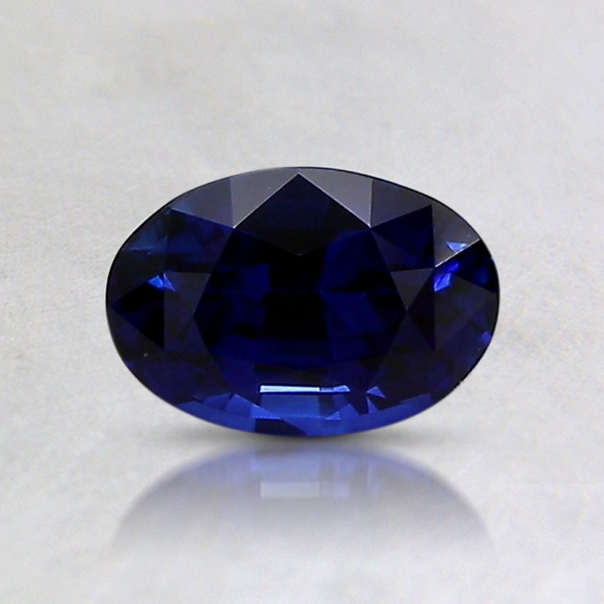 6.6x4.6mm Super Premium Blue Oval Sapphire