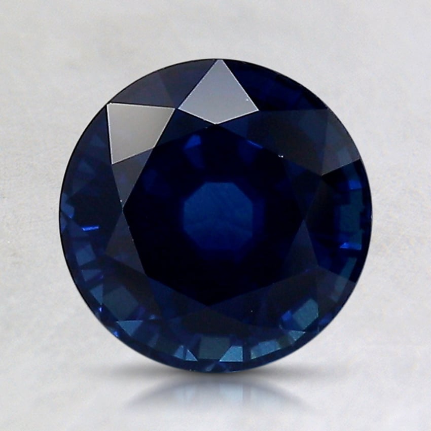 7.4mm Blue Round Sapphire