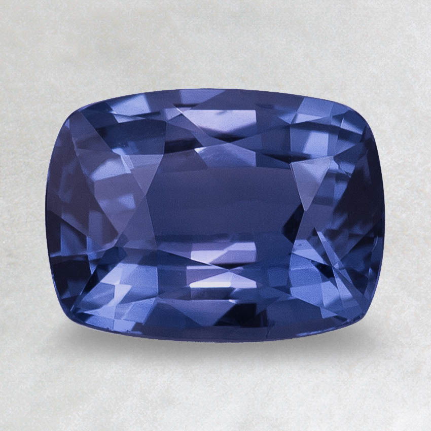 8x6mm Premium Blue Cushion Sapphire