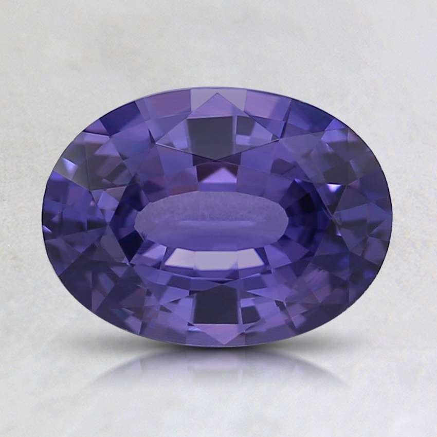 8.1x5.9mm Premium Purple Oval Sapphire