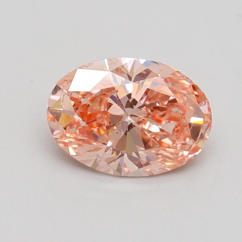 1.16 Ct. Fancy Intense Pink Oval Lab Grown Diamond