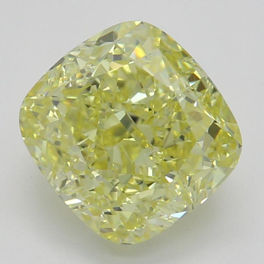 1.55 Ct. Fancy Yellow Cushion Diamond
