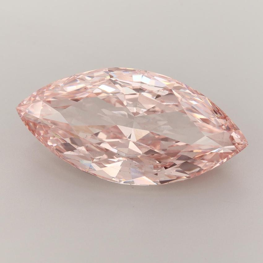 13.54 Ct. Fancy Intense Pink Marquise Lab Grown Diamond