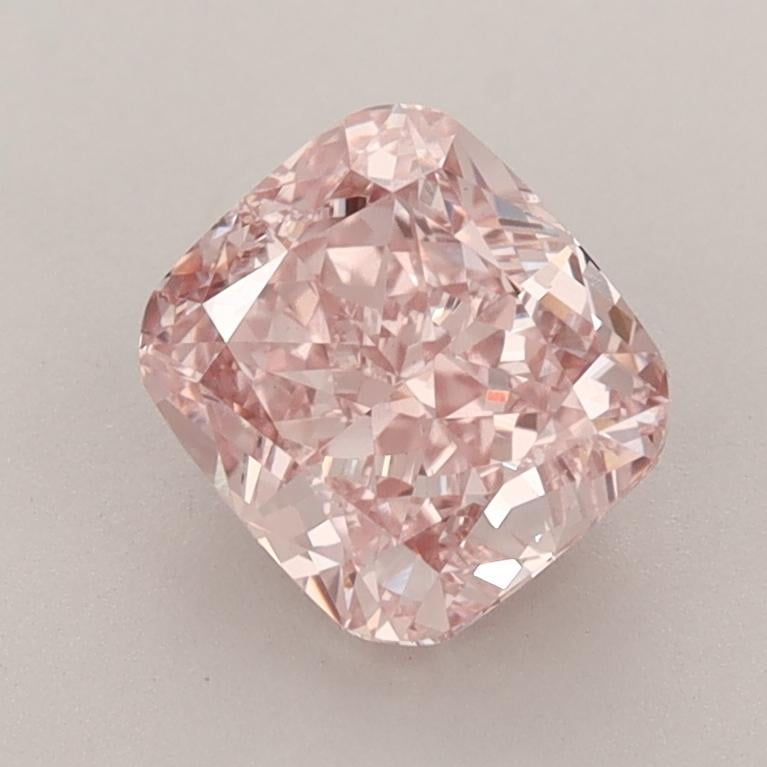 1.65 Ct. Fancy Intense  Pink Cushion Lab Grown Diamond