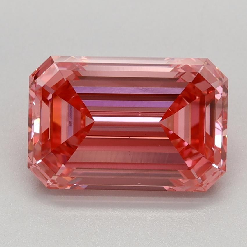 2.16 Ct. Fancy Vivid Pink Emerald Lab Grown Diamond