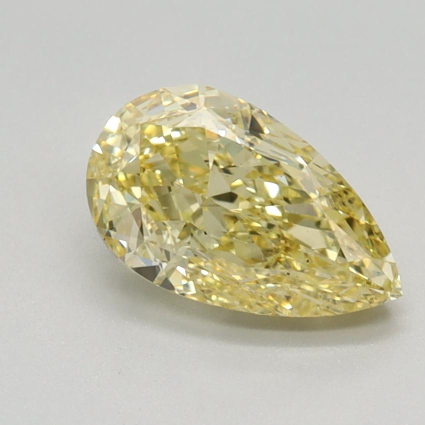 1.24 Ct. Fancy Intense Yellow Pear Lab Grown Diamond