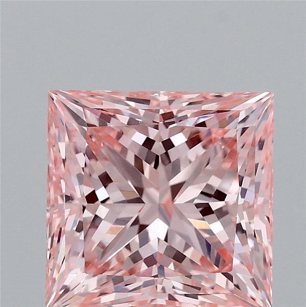 2.51 Ct. Fancy Intense Pink Princess Lab Grown Diamond