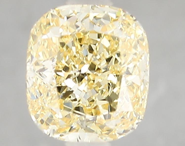 2.05 Ct. Fancy Intense Yellow Cushion Lab Grown Diamond