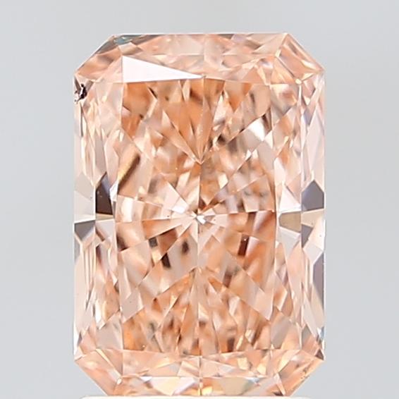 2.03 Ct. Fancy Vivid Pink Orange Radiant Lab Grown Diamond