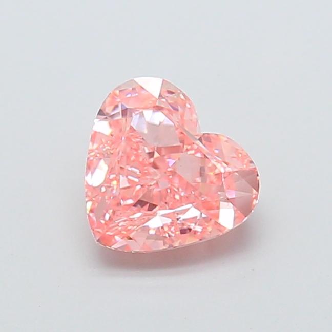 1.21 Ct. Fancy Vivid Pink Heart Lab Grown Diamond