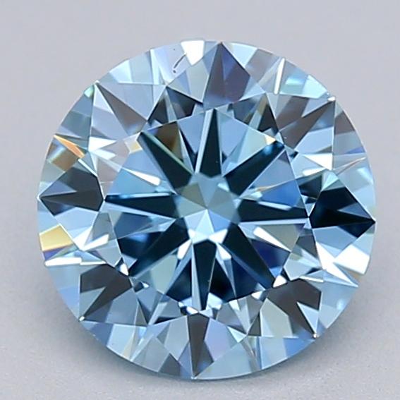 1.00 Ct. Fancy Vivid  Blue Round Lab Grown Diamond
