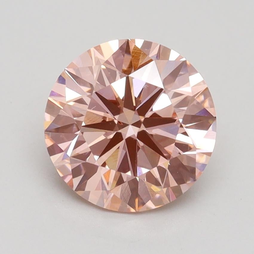 2.02 Ct. Fancy Intense Pink Round Lab Grown Diamond