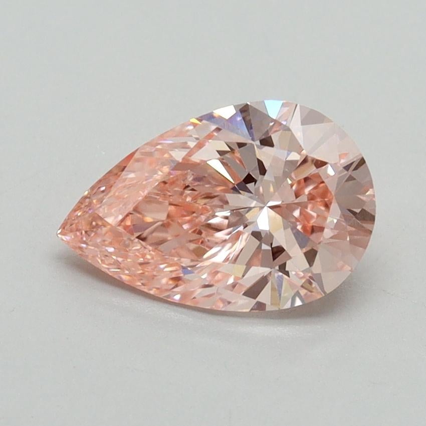 1.25 Ct. Fancy Vivid Pink Pear Lab Grown Diamond