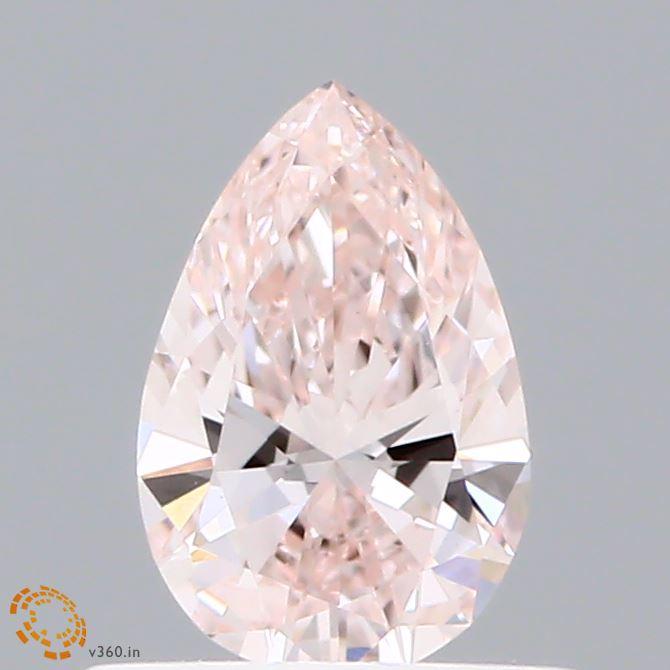 0.53 Ct. Fancy Light  Pink Pear Lab Grown Diamond